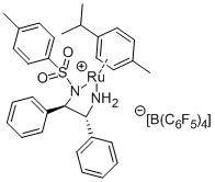 [((1R,2R)-2-amino-1,2-diphenylethyl)(tosyl)amido](p-cymene)ruthenium(II)tetrakis(pentafluorophenyl)borate