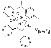 [((1R,2R)-2-amino-1,2-diphenylethyl)(tosyl)amido](p-cymene)ruthenium(II)tetrakis(3,5-bis(trifluoromethyl)phenyl)borate