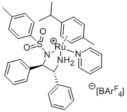 [((1R,2R)-2-amino-1,2-diphenylethyl)(tosyl)amido](p-cymene)(pyridine)ruthenium(II)tetrakis(3,5-bis(trifluoromethyl)phenyl)borate