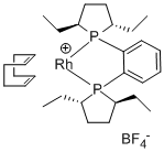 1,2-Bis((2S,5S)-2,5-diethylphospholano)benzene(cyclooctadiene)rhodium(I) tetrafluoroborate