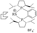 1,2-Bis((2S,5S)-2,5-diisopropylphospholano)benzene(cyclooctadiene)rhodium(I) tetrafluoroborate