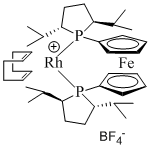 1,1â€™-Bis((2S,5S)-2,5-diisopropylphospholano)ferrocene (cyclooctadiene)rhodium(I) tetrafluoroborate