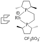 1,2-Bis((2R,5R)-2,5-dimethylphospholano)ethane(cyclooctadiene)rhodium(I) trifluoromethanesulfonate
