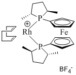 1,1â€™-Bis((2R,5R)-2,5-dimethylphospholano)ferrocene (cyclooctadiene)rhodium(I) tetrafluoroborate
