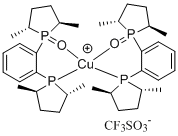 Bis[(2R,5R)-1-{2-[(2R,5R)-2,5-Dimethylphospholan-1-yl]phenyl}-2,5-dimethylphospholane 1-oxide] Copper(I) Triflate