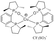 Bis[(2S,5S)-1-{2-[(2S,5S)-2,5-Dimethylphospholan-1-yl]phenyl}-2,5-dimethylphospholane 1-oxide] Copper(I) Triflate