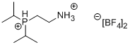 (2-ammonioethyl)diisopropylphosphonium bis(tetrafluoroborate)