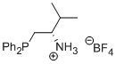 (S)-1-(diphenylphosphino)-3-methylbutan-2-aminium tetrafluoroborate